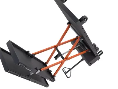 Mobile scissor lift table 3D model