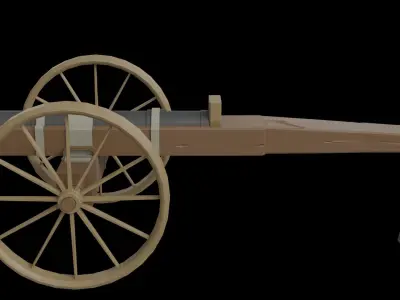 Cannon Century 15 th Free 3D model