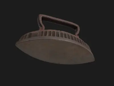 Old Iron Small  Low-poly 3D model