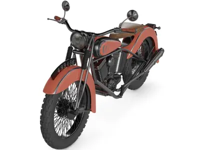 Motorcycle 3D model 3