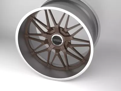 Schott Drift Wheels Low-poly 3D model