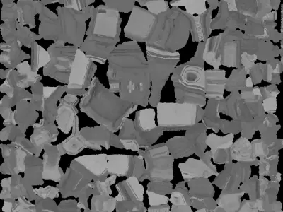 Green Pistol 3D model get