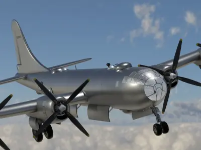 Boeing B-29 Superfortress 3D model 4