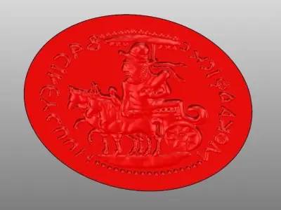 Coin pendant Free 3D model purchase