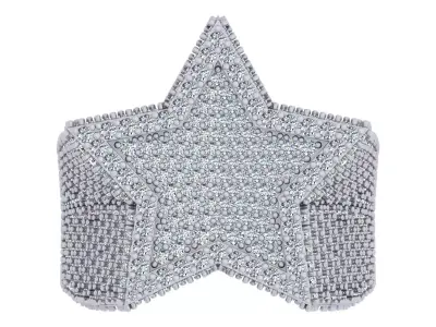 Star Hip Hop Ring 3D print model