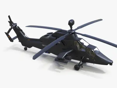 Eurocopter Tiger EC665 Black 3D model