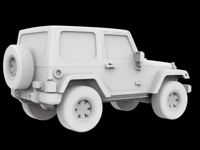 Jeep Wrangler 3D Printable Model 3D print model