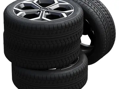 Kia wheels 3D model