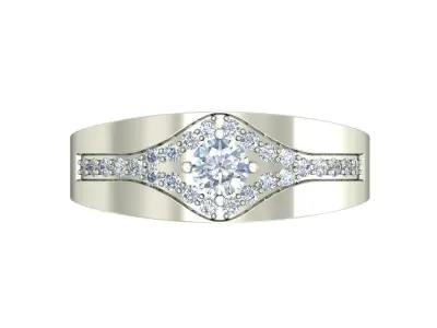 Wedding Ring  3D print model 120