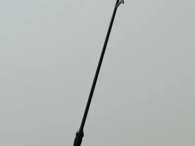 Fire Poker Low-poly 3D model