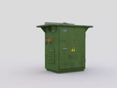 Woodworking machine1 Low-poly 3D model