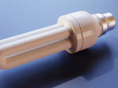 CFL fluorescent bulb for FREE Free low-poly 3D model
