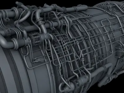 Engine  jet 3D model