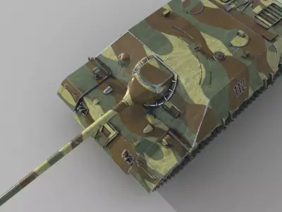Jagdpanzer IV L70 Low-poly 3D model purchase