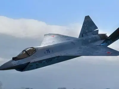 SU 75 Checkmate with cockpit-Rigged-High resolution textures Low-poly 3D model