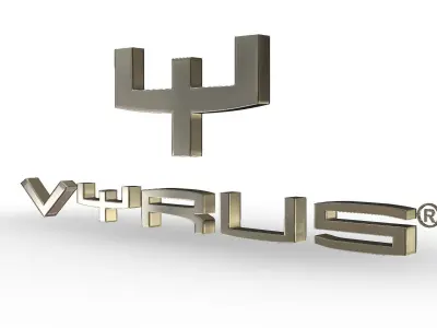 vyrus logo 3D model