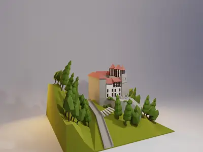 Landmarks of the World R - S Low-poly 3D model