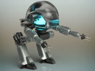 Battle Robot 3D model purchase