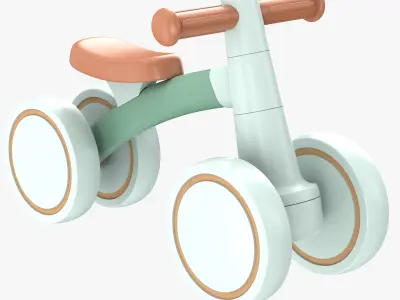 Baby Balance Bike 3D model purchase