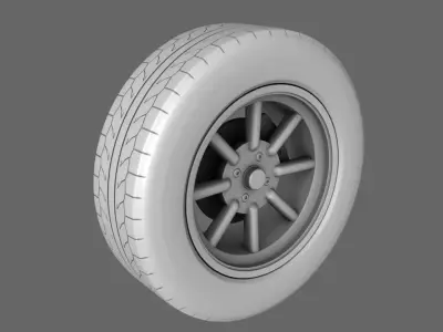 Car Tires Standard 3D model