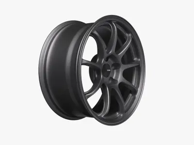 Enkei PF09 Wheel Rim 3D model