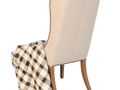 Elouise dining chair 3D model