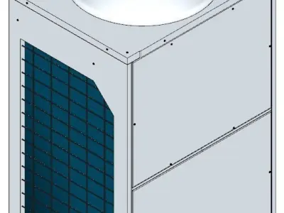 Air Conditioner Equipment Samsung York and Koel Low-poly 3D model