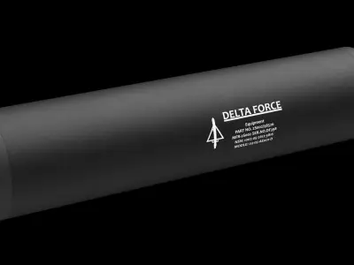 Delta Force Silencer Low-poly 3D model