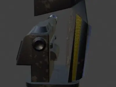 TD Tower 0017 Low-poly 3D model