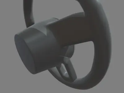 Steering Wheel Sport Car 04 3D model