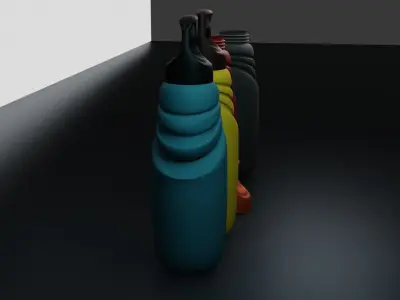 Sports water bottle  Free 3D model
