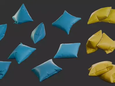 Pillows Pack 1 3D print model