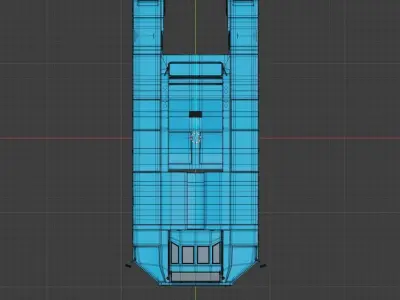 LOW POLY TUG VEHICLE  Low-poly 3D model