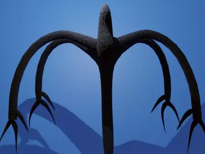 shadow monster from stranger things 3D model