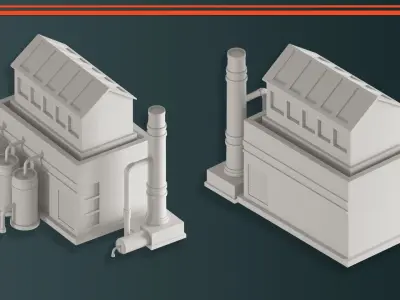 Factory Units VOL-05 3D model