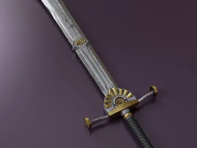 Fantasy Combat Knife 2 3D model