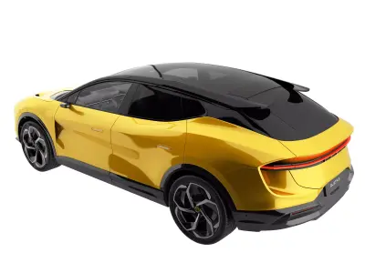 automobile Low-poly 3D model