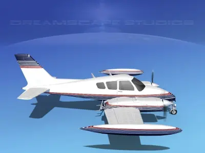 Cessna 320 Skyknight V12 3D model