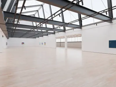 Art Museum Gallery Interior 47 Low-poly 3D model