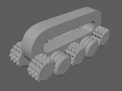 massager wheeled toy 3D model