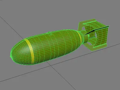 Bomb II WORLD WAR  3D model