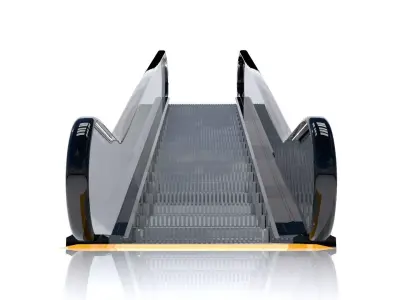 Animated Elevator 3D model