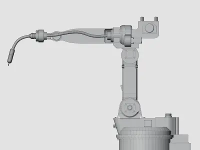 Industrial Robot Low-poly 3D model purchase