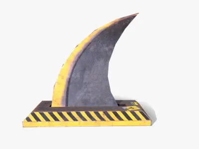 Spike Trap Low-poly 3D model