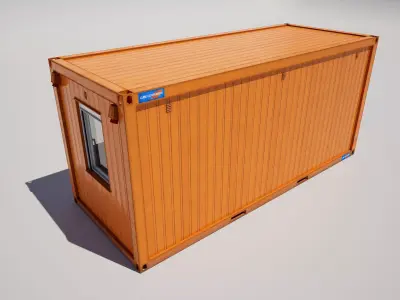 Construction Office Container 3D model
