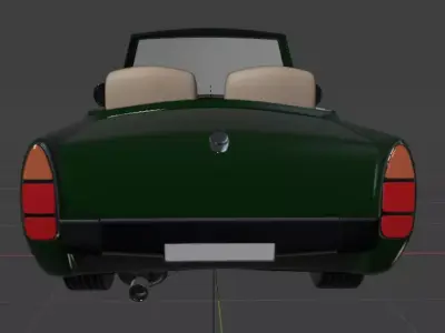 Vintage Classic Car  3D model