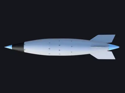 AN-52 Thermonuclear Bomb 3D model
