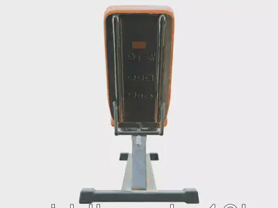 Adjustable Incline Bench Press for Upper Body Workout Low-poly 3D model