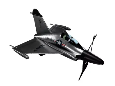 Convair XFY-1 Pogo  Low-poly 3D model