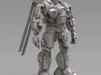 Transformers Bumblebee Decepticon Dropkick 3D print model 3D print model